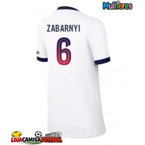 Camisa de Futebol Paris Saint-Germain Ilya Zabarnyi #6 Equipamento Secundário Mulheres 2026-27 Manga Curta